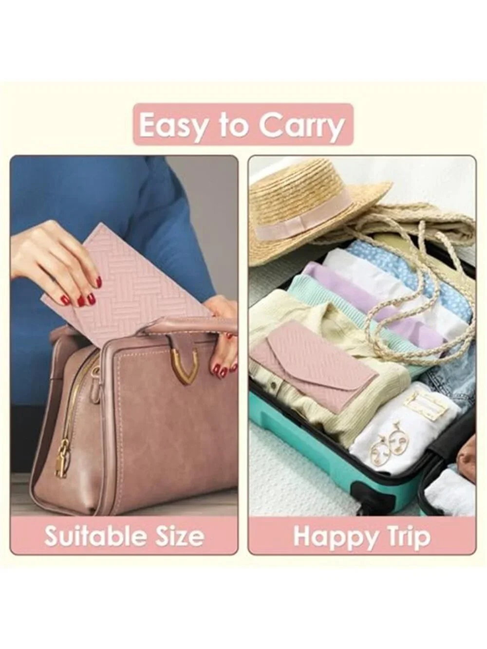 Travel Jewelry Roll Organizer Case Necklace Ring Earring Storage Velvet Pouch